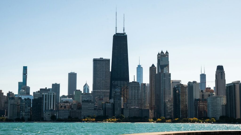 High-rise residential buildings along the Chicago lakefront