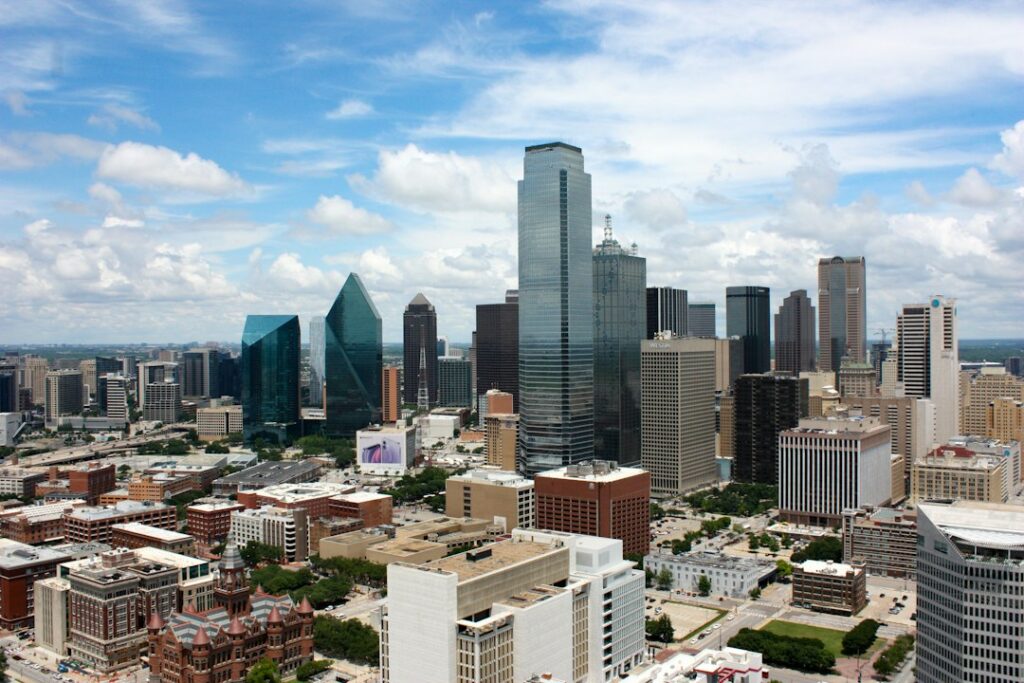 View over Dallas from Reunion Tower