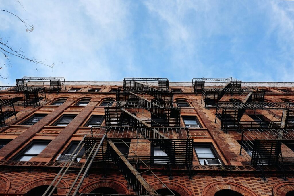 View from a top-floor New York City apartment